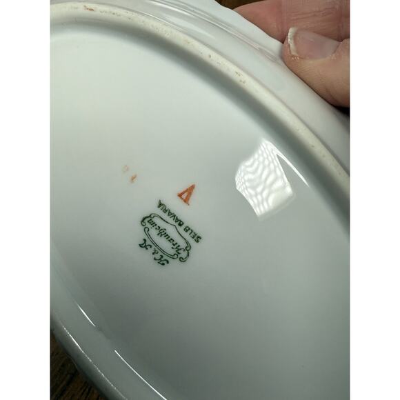 K&A Krautheim Selb Bavaria Germany Floral Small Relish Serving Bowl - Picture 4 of 4